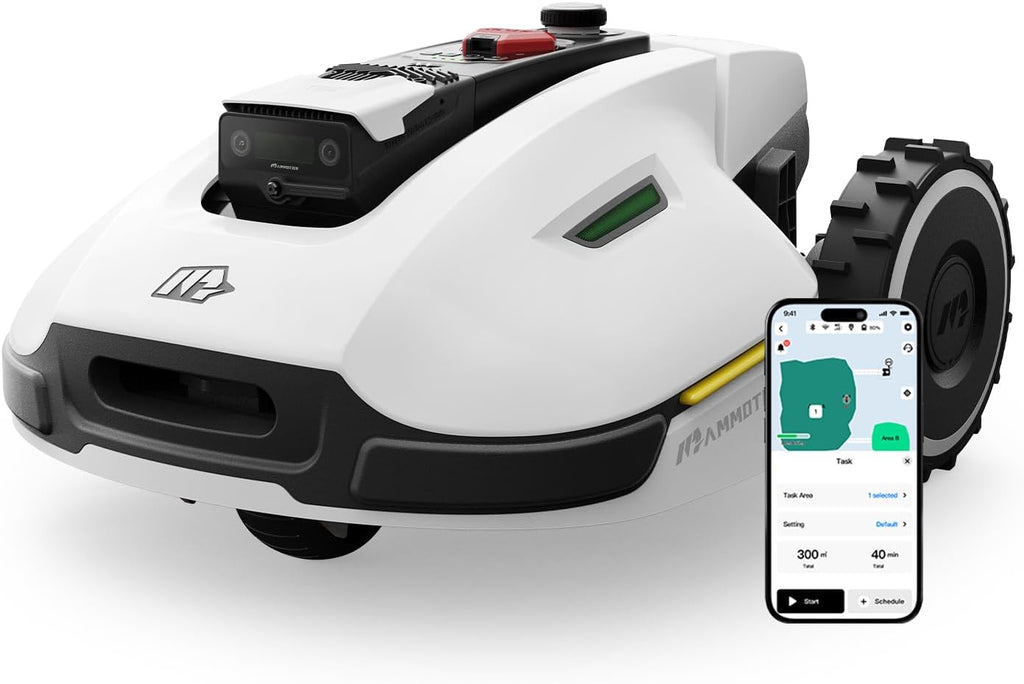 Mammotion YUKA 3000 Perimeter Wire-Free Robot Lawn Mower 3000 m² 4G Auto Mapping White