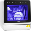 HAVA TDJR09 Table Top Dishwasher 5L 8 Programmes Black
