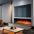 Ezee Glow Expanse 60" Built-In Media Wall Electric Fire